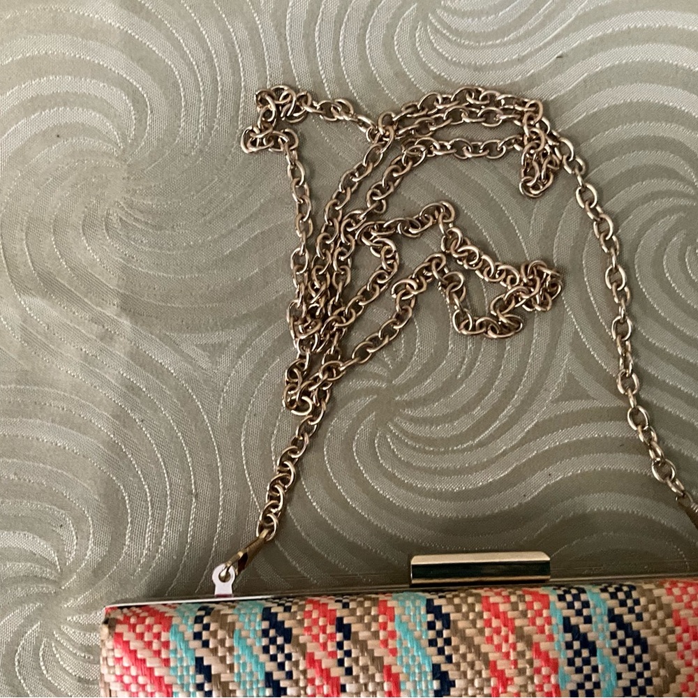 Sondra Roberts Multicolored Zigzag Pattern Hardsh… - image 3